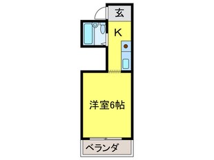 陽明ハイツの物件間取画像